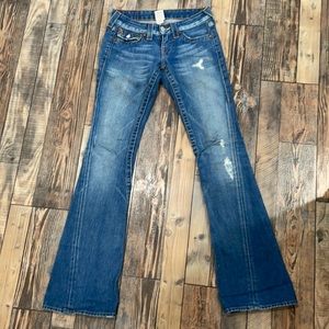 True religion bell bottom jeans